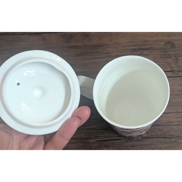 St George Coffee Mug Floral Colorful Fine Bone Tea Cup Made in England - Picture 3 of 5